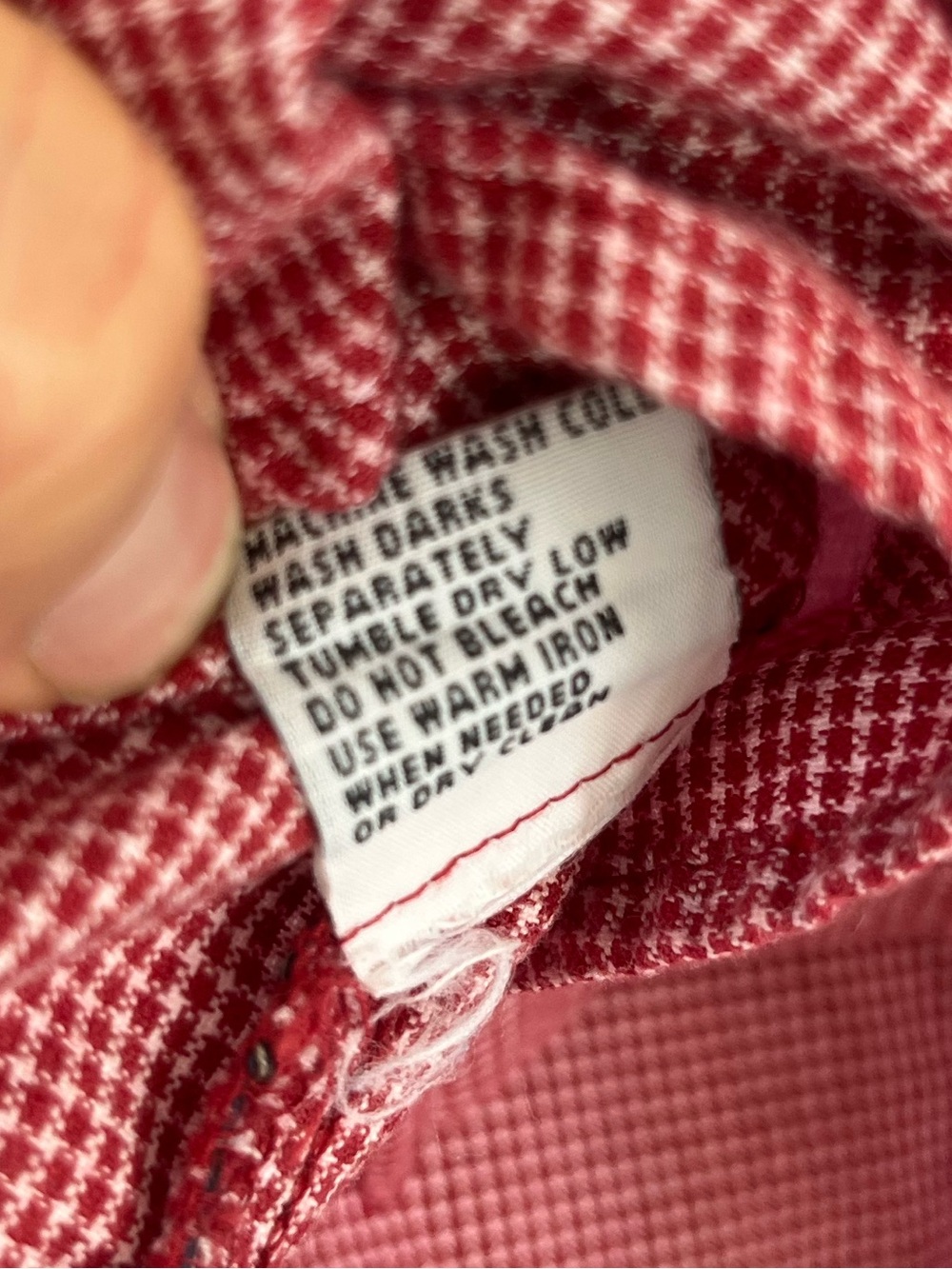 Men’s BB Classics red check shirt sleeve button down shirt - Picture 5 of 11